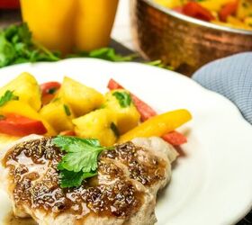 sweet and sour pork chops with peppers pineapple