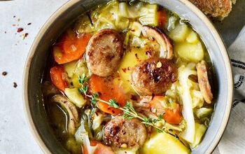 Chicken Sausage and Cabbage Soup