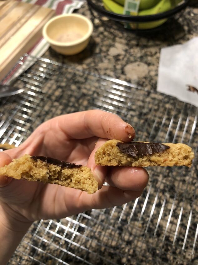 peanut butter ganache thumbprint cookies