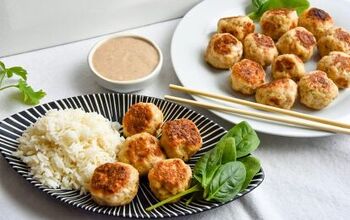 Chicken Meatballs With Peanut Sauce