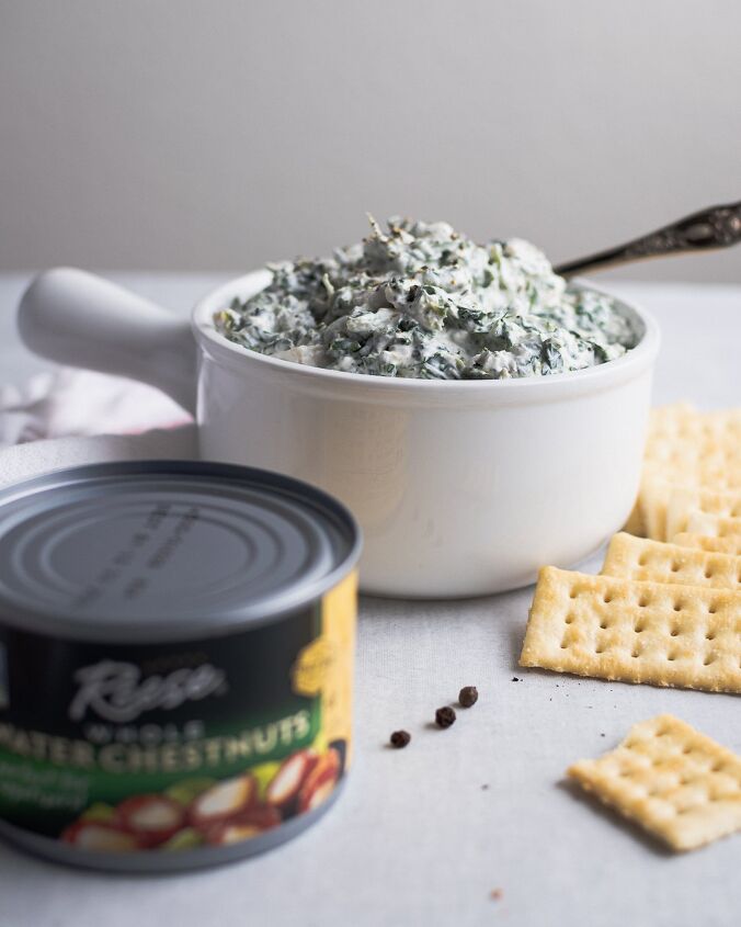 spinach dip with water chestnuts