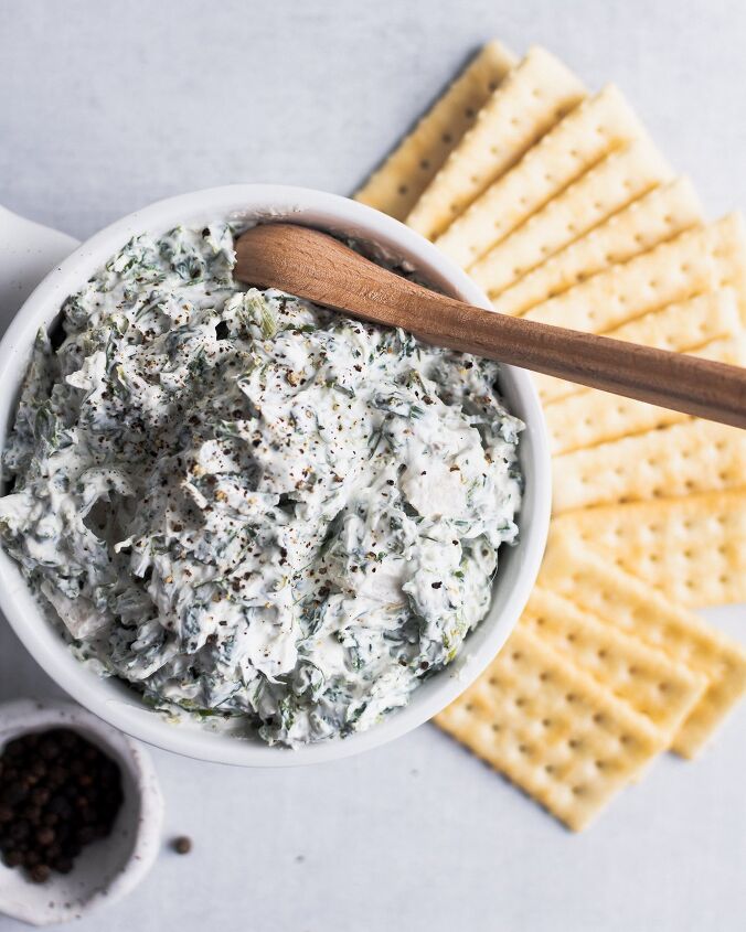 spinach dip with water chestnuts