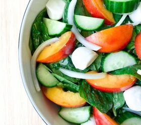 nectarine spinach salad
