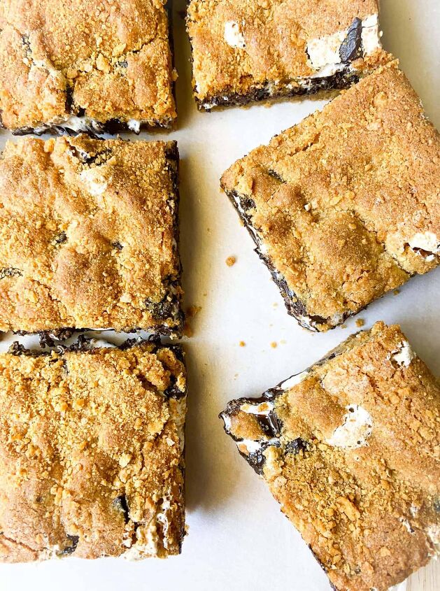 mores cookie bars