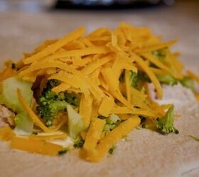 healthy broccoli cheddar chicken pocket