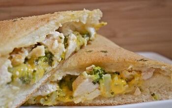 Healthy Broccoli Cheddar Chicken Pocket