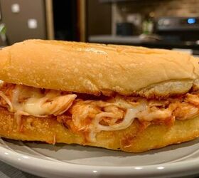 10 of the most epic chicken sandwich recipes of 2022, Shredded Chicken Parmesan Sandwich