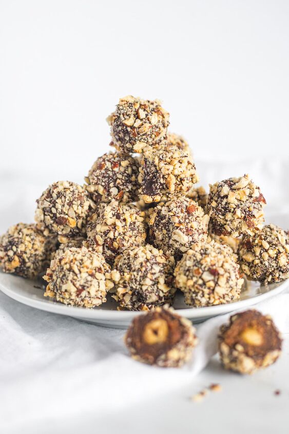 keto ferrero rocher hazelnut truffles