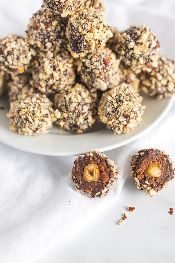 keto ferrero rocher hazelnut truffles