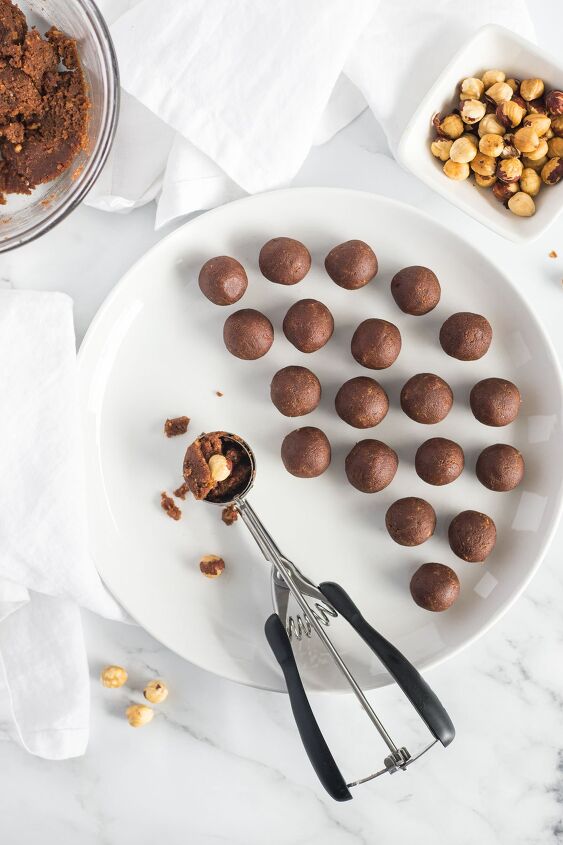 keto ferrero rocher hazelnut truffles