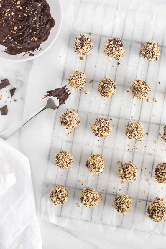 keto ferrero rocher hazelnut truffles