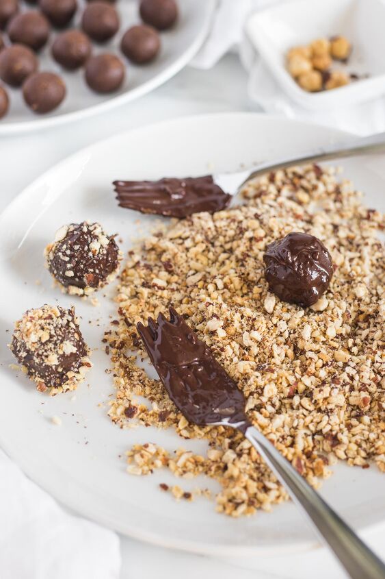 keto ferrero rocher hazelnut truffles