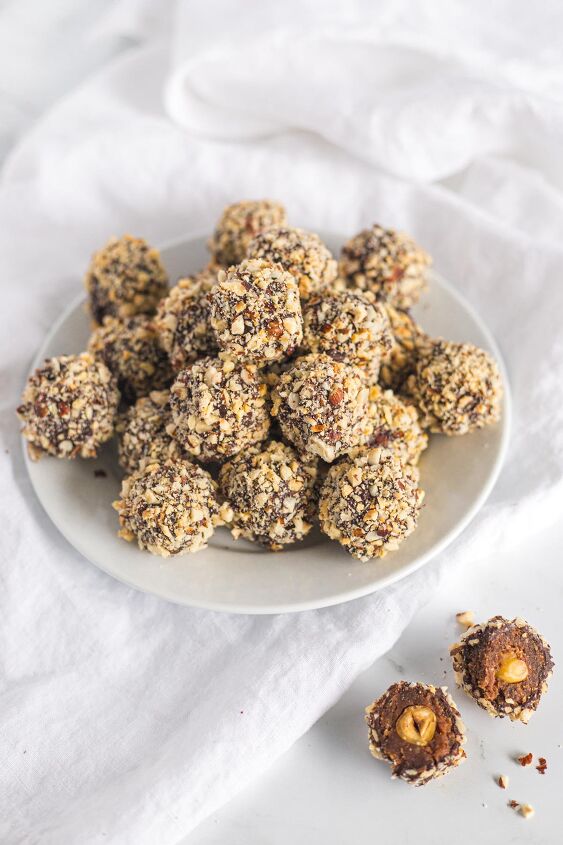 keto ferrero rocher hazelnut truffles