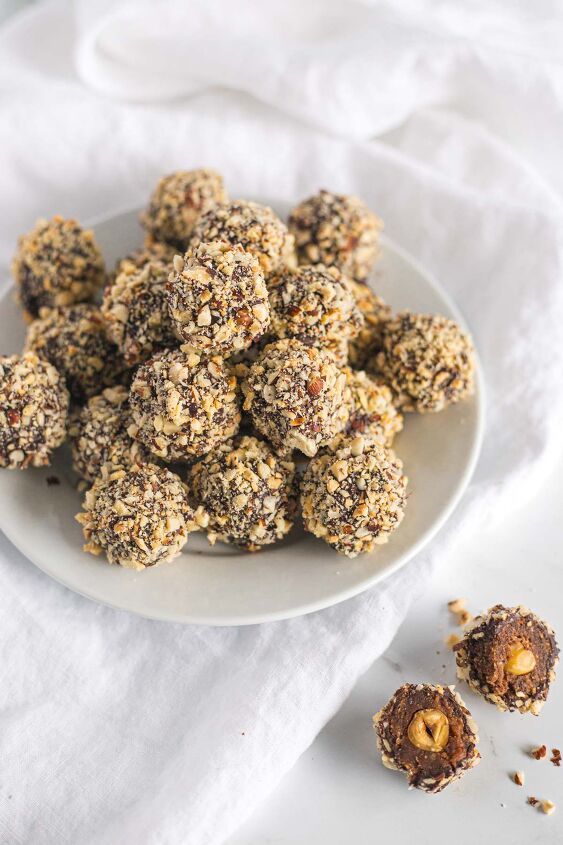 keto ferrero rocher hazelnut truffles