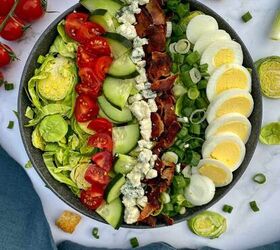 Shaved Brussels Sprout Cobb Salad