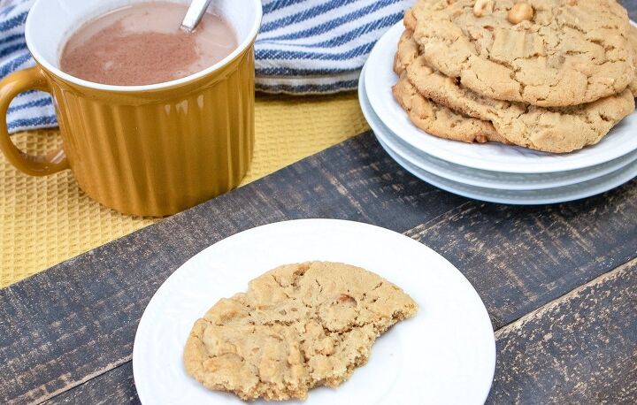 old fashion homemade chunky peanut butter cookie recipe
