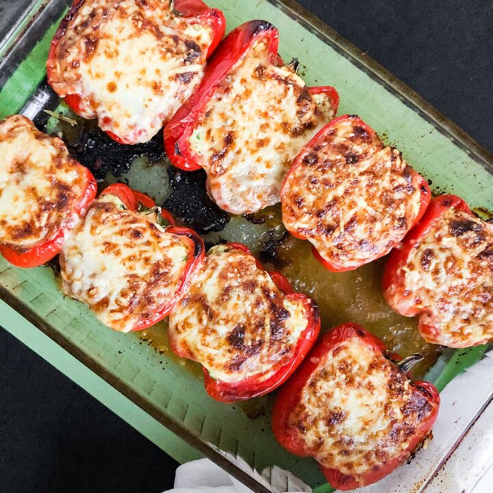 lasagna stuffed peppers, Bake 25 30 minutes then allow to rest 5 minutes before serving