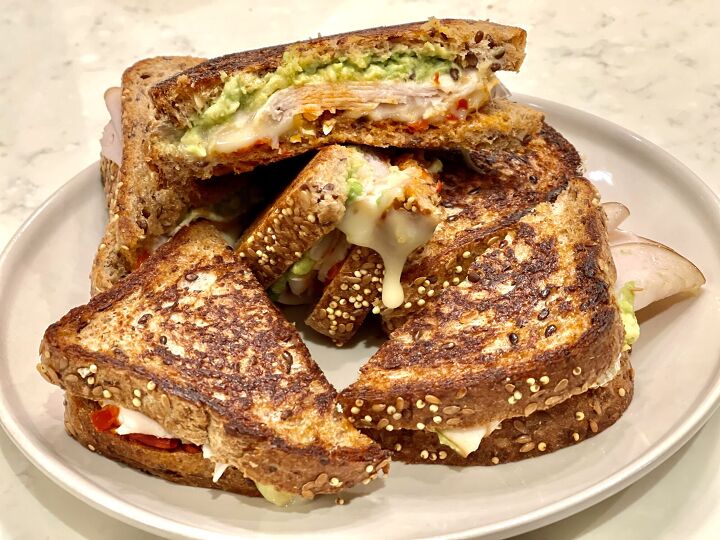 grilled turkey and brie spicy sweet toasty