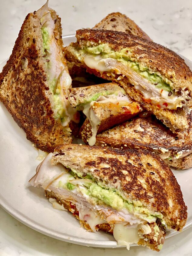 grilled turkey and brie spicy sweet toasty