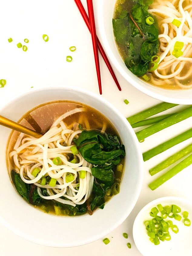 15 minute ginger scallion soup