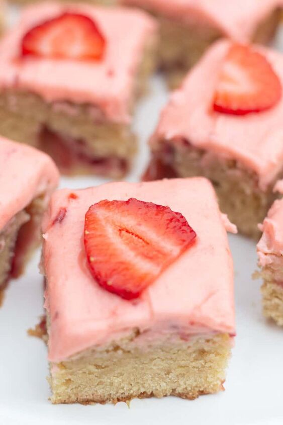 17 best dessert recipes, Strawberry Lemon Blondies