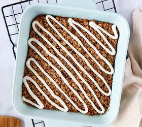 The Best Cinnamon Roll Baked Oatmeal