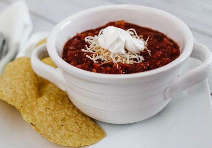 easy slow cooker turkey chili