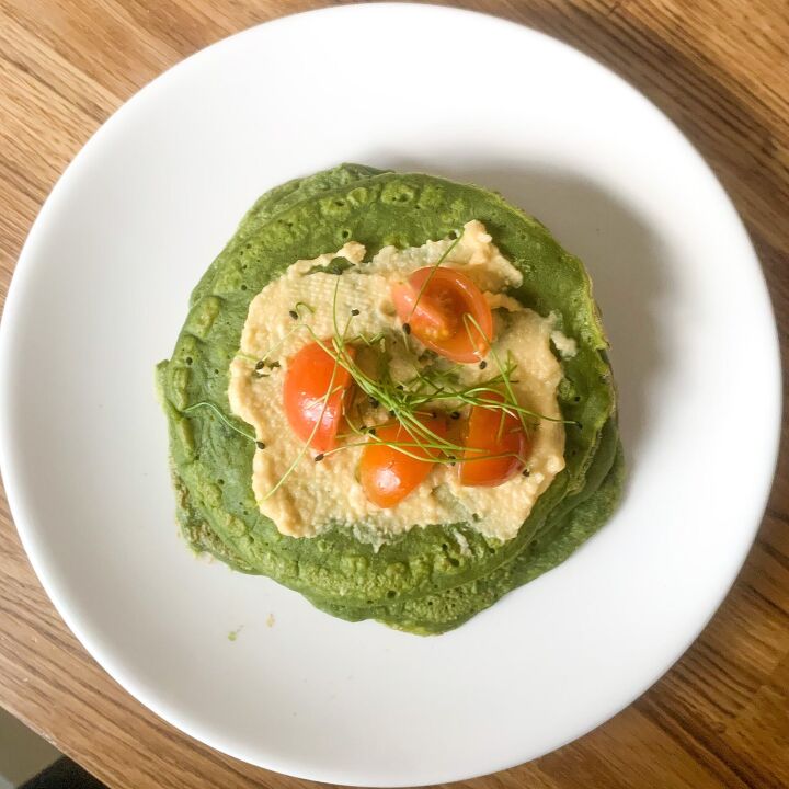 spinach and chickpea pancakes