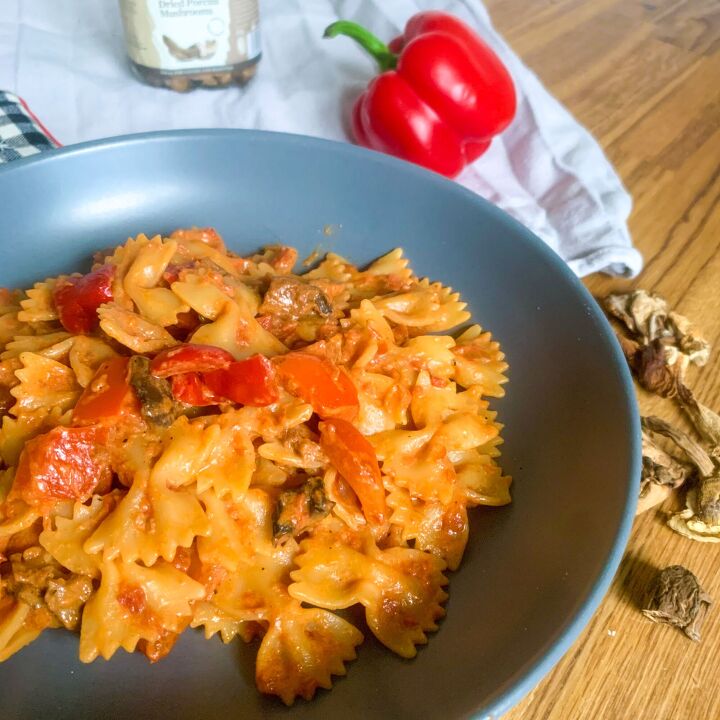 creamy peppers pasta