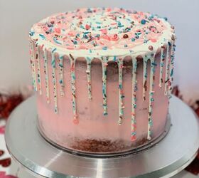 Sprinkle Drip Layer Cake - Classy Girl Cupcakes