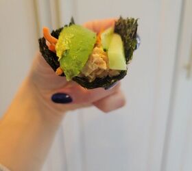 11 best homemade seaweed snacks, 10 Spicy Tuna Hand Roll