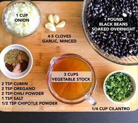 mexican black beans, Not pictured avocado oil and lime juice