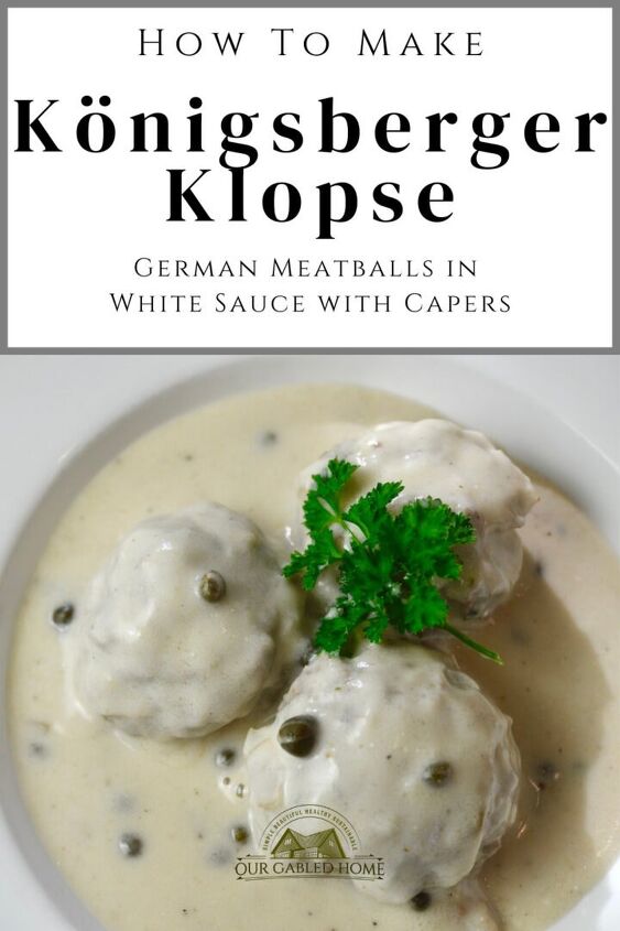 these delicious konigsberger klopse are a classic german dish of tend