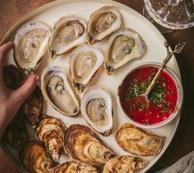 Fresh Oysters With Simple Champagne and Blood Orange Mignonette