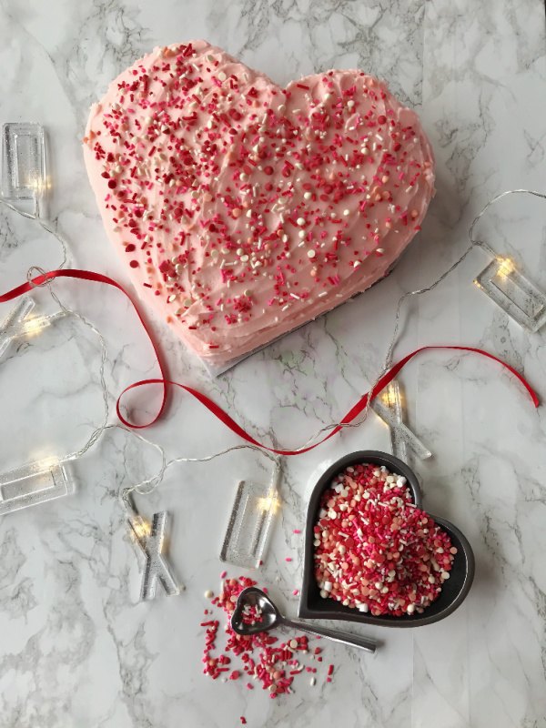 how to make a heart shaped cake for valentine s day