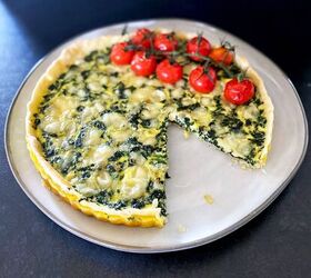 Julia Child's spinach quiche is rich, full of flavor, and is ready in less than an hour!