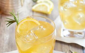 Lemon Ginger Whiskey Cocktail