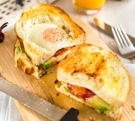 Egg in a Hole Breakfast Sandwiches