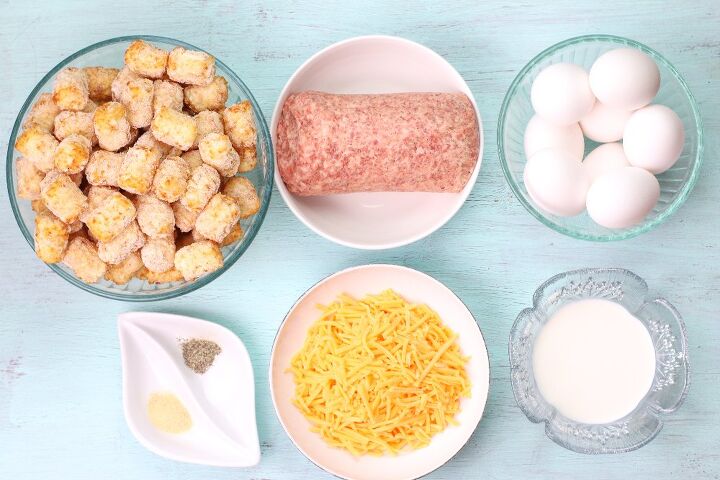 easy and delicious tater tot breakfast casserole with sausage recipe