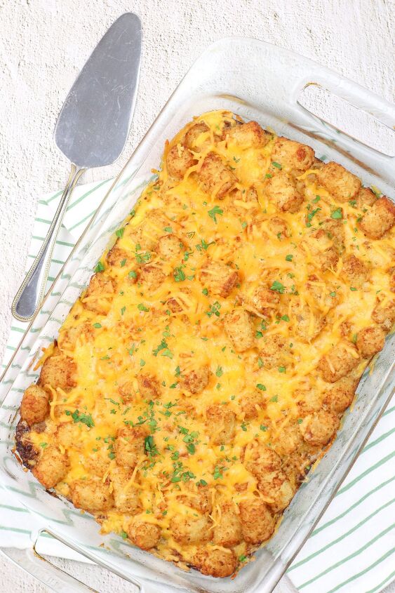 easy and delicious tater tot breakfast casserole with sausage recipe