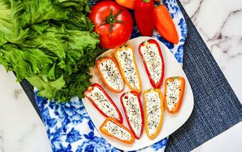 Easy Everything Bagel Cream Cheese Peppers