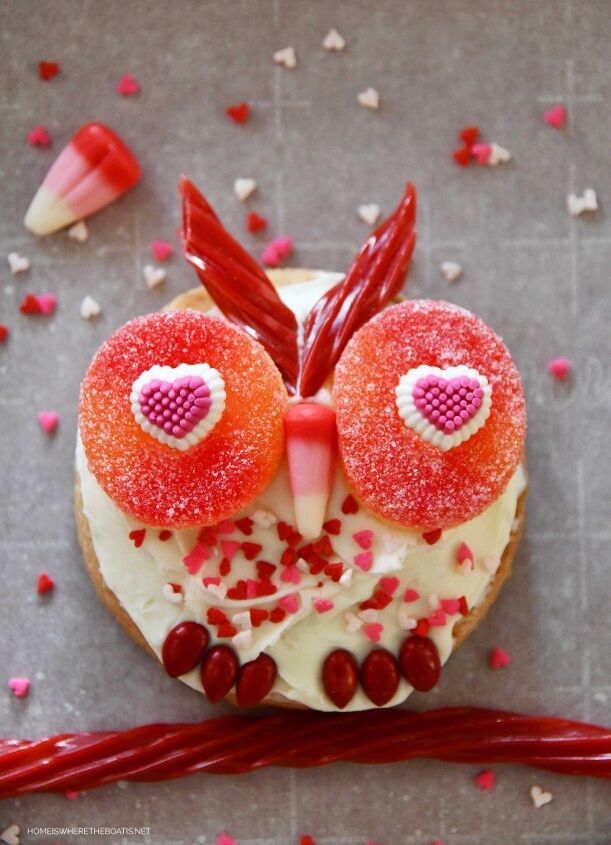 owl be your valentine cookies