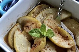 If you're looking for a single-serving dessert that's warm, sweet, healthy, and easy to make, this is just the thing
