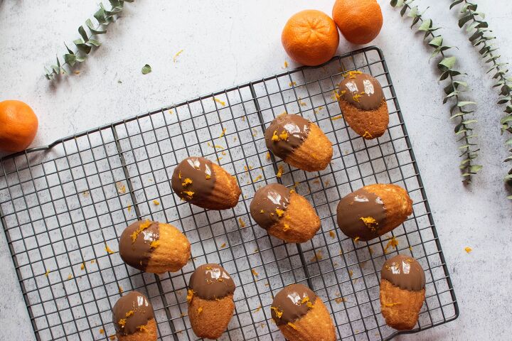 dark chocolate orange madelines