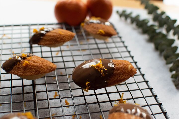 dark chocolate orange madelines