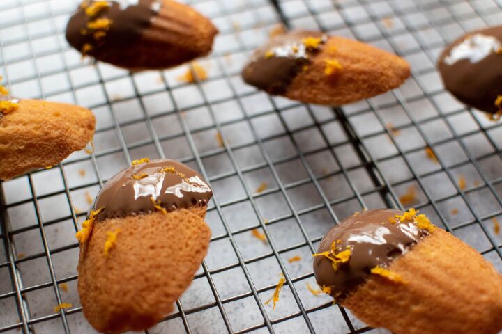 dark chocolate orange madelines