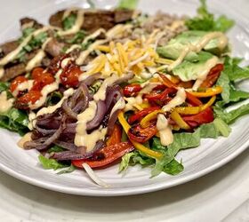 Pan Seared Fajitas Steak Salad