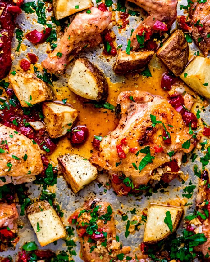 sheet pan chicken scarpariello