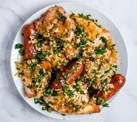 Instead of in a skillet or pot, cooking this way really does make this chicken dinner a winner