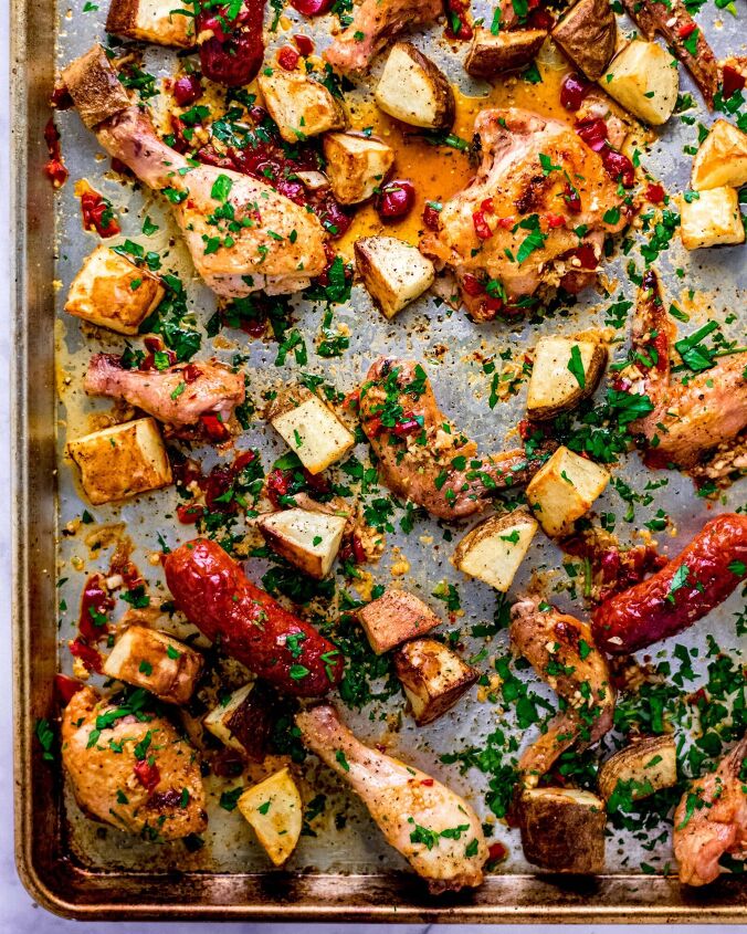 sheet pan chicken scarpariello
